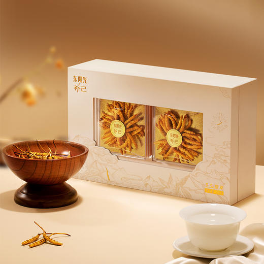【东阳光一路生花虫草礼盒】线下门店爆款！高端系列、深度免洗、腺苷含量高出国标400% 商品图0