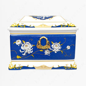 【艺德春】钢化瓷高档寿盒岁月宁静景德镇瓷骨灰盒