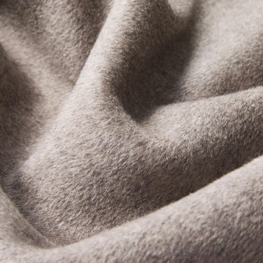 商场同款PURE TOUCH女装25冬立领毛呢大衣单排扣丝绒毛混纺短外套 商品图2