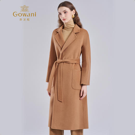 【羊绒】乔万尼羊毛羊绒大衣新款外套女秋冬高级感ET4A903 商品图1