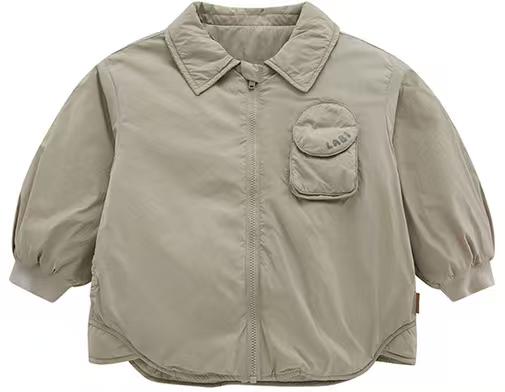 拉比i5童衣类-4精致夹棉反领外套LYDC100703 商品图0