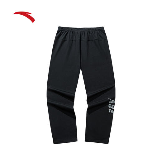 安踏针织运动长裤男2025秋季新款抽绳束脚直筒休闲裤172538305 商品图1