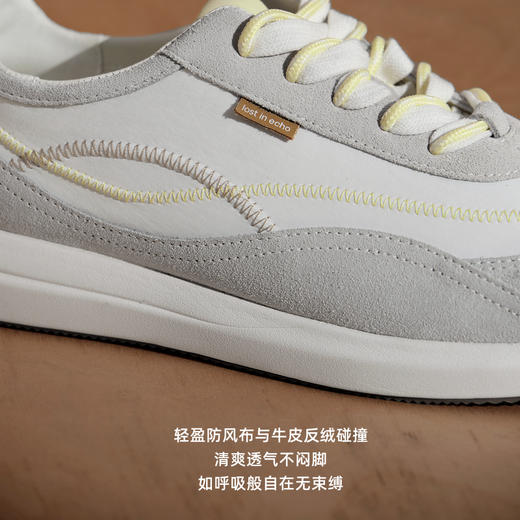 lost in echo2026春夏新款时尚撞色Z字线迹拼接超轻厚底阿甘鞋女 商品图1