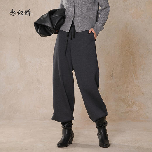 【商场同款】CNT5017  “ 2色暖绒长腿裤  ”细腻的绒毛层有效锁温 自在无拘直筒裤型 商品图10