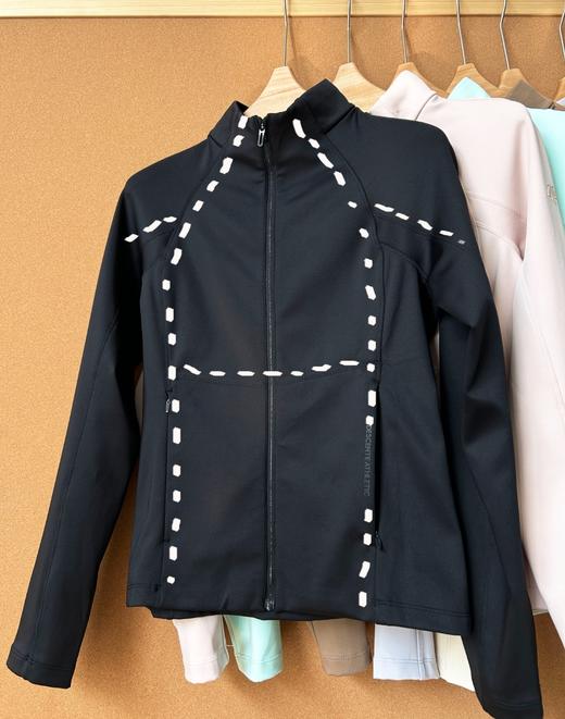 迪桑特秋冬季女士修身立领长袖加绒打底外套 ye 334649 商品图11