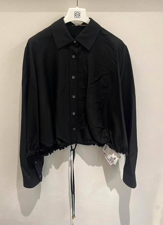 女款抽绳长袖衬衫he014 商品图0