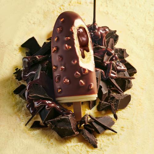 【特价10元/3支】和路雪可爱多棒棒流心脆巧克力口味冰淇淋64G 商品图1