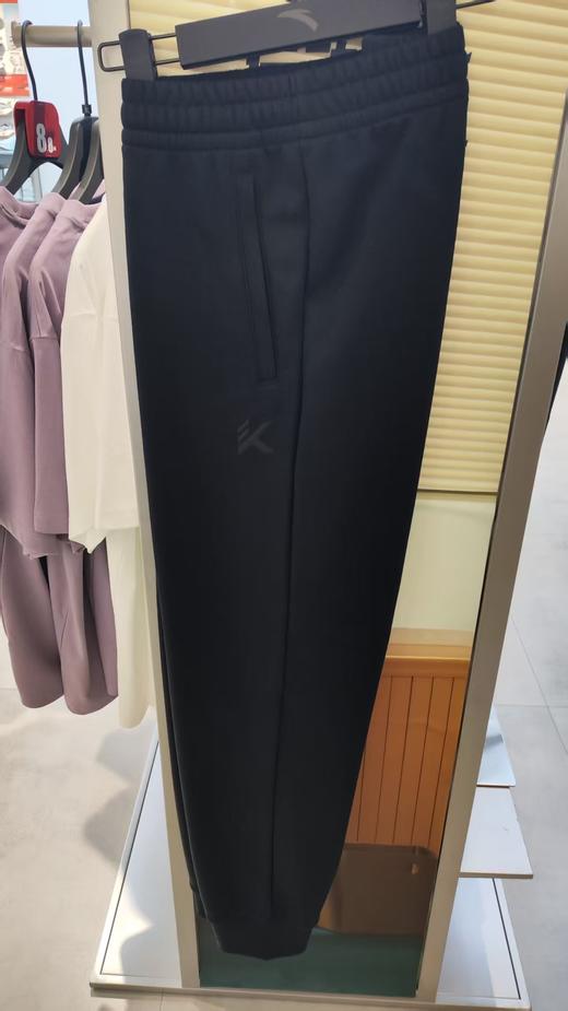安踏男裤2025冬新款篮球KT加绒直筒休闲针织运动长裤152541301N 商品图1