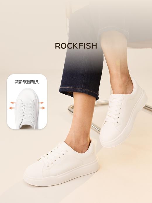 厚底小白鞋女新款百搭时尚休闲鞋增高软底运动鞋 商品图1