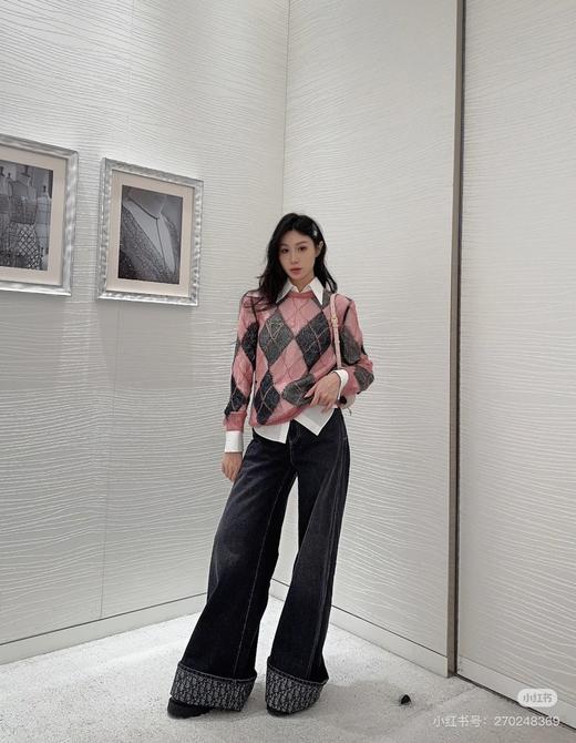 迪奥 秋冬新品 卷边老花牛仔裤(MM) 商品图2