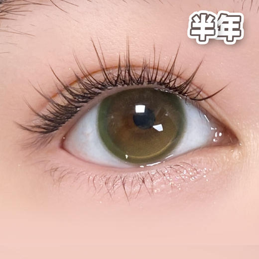 #Pine green 雨后清澈 绿色 14.5mm【1片装】舒适推荐 / 半年抛 商品图0