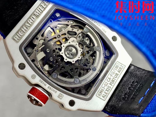 【贵重物品】只适合高端玩家 理查德米勒RM67-02 V3版 震撼登场！男士腕表 白法国配色 一体机 摆轮会动 商品图7
