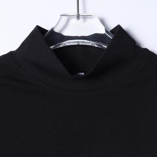 T4988SDSA男士秋冬新款痞帅男装简约时尚手绘字母半高领长袖T恤百搭 商品图2