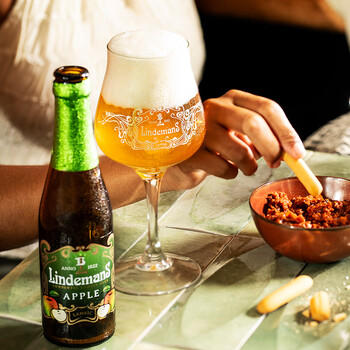 Lindemans林德曼苹果啤酒250ml*6瓶 比利时进口 果味精酿 京东自营踏春送礼 商品图3