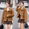 皮毛一体外套小个子羊羔毛，仿鹿皮绒加厚夹克HR-8975 商品缩略图5