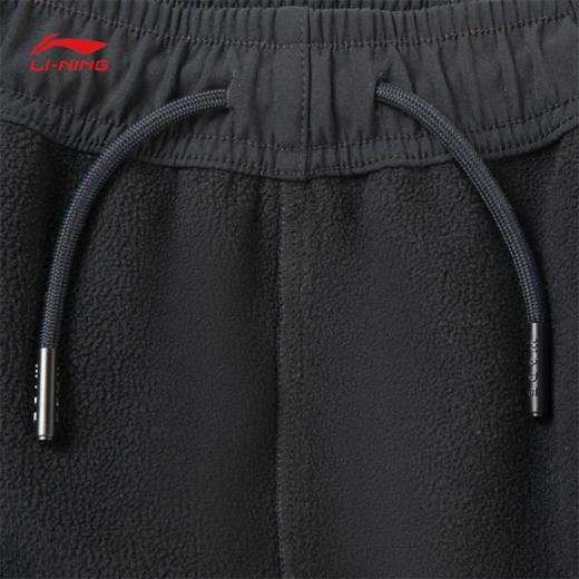 李宁韦德系列男子束脚加绒保暖防泼水宽松运动长裤AYKV435 商品图8