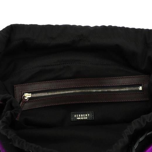 HERBERT LE GRAND CHOUCHOU VELOURS SILK - 玫红色/巧克力色 商品图8