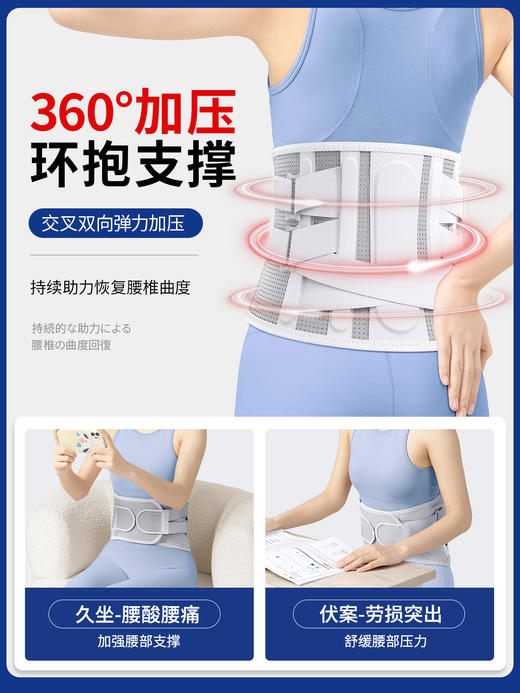 PANAPOPO护膝护腰合集（弹性绷带（护膝弧形款P）|膝部固定器（水貂绒护膝防滑款）|羊毛护膝加厚款二代）|羊绒自发热护膝口袋款|石墨烯护膝环固暖绒款|PANAPOPO医用固定带(AY-护腰标准款D 商品图13