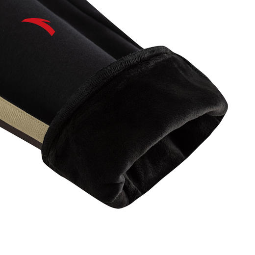 安踏加绒纯棉运动卫裤男士冬季新款宽松束脚裤休闲长裤152548303N 商品图2