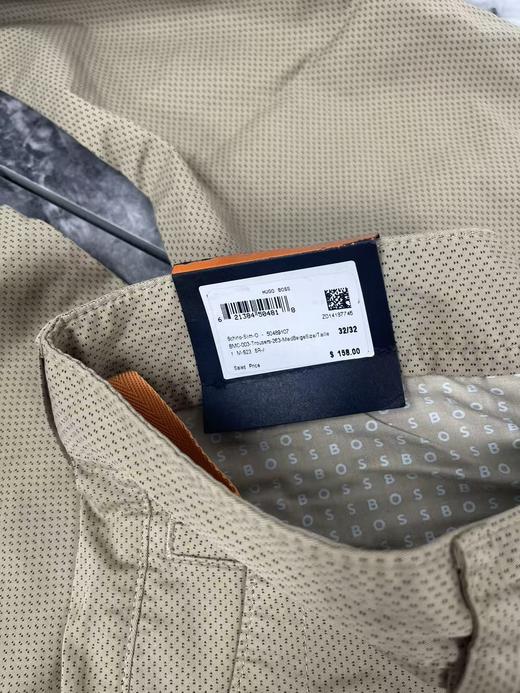 瑕疵HUGO BOSS/胡戈波士 男士橙标修身版提花五口袋百搭休闲长裤 商品图4