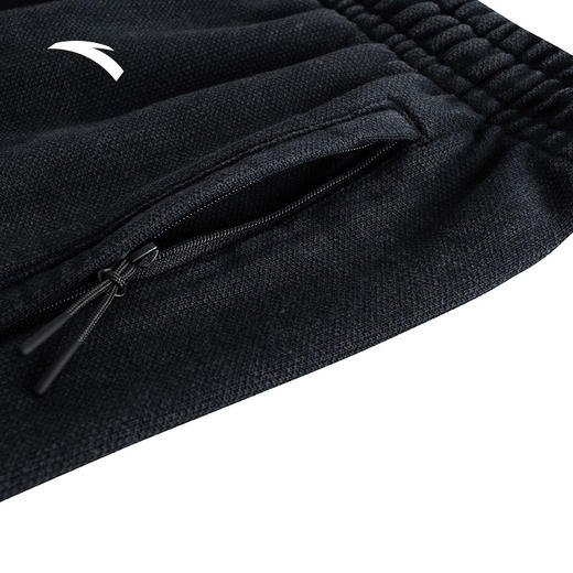 安踏凯里·欧文系列丨美式运动长裤男纯棉耐磨黑色裤子172441303 商品图3