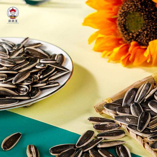 顶彩原味瓜子1314g一级内蒙顶尖瓜子（1盒6罐装每罐219克） 商品图5