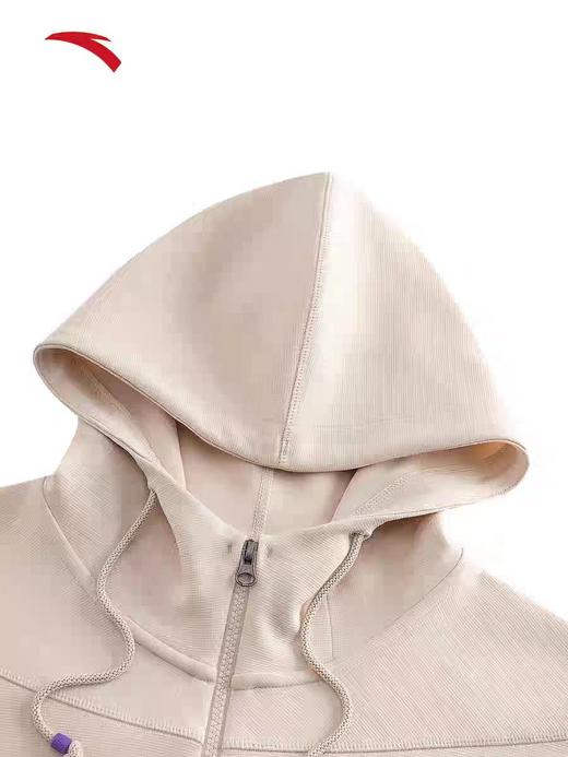 安踏凯里.欧文系列美式男女同款长袖拉链卫衣172531703 商品图3