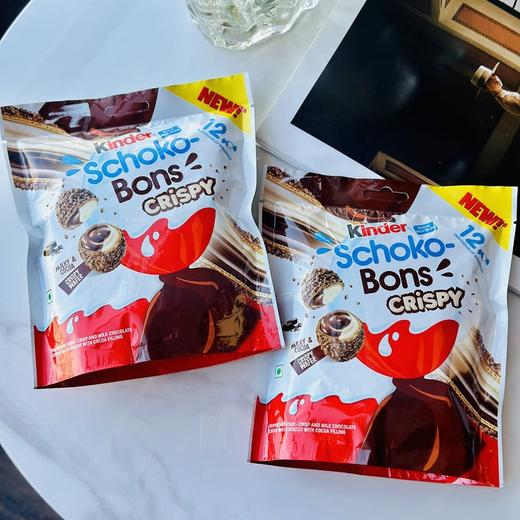 健达·脆皮巧克力夹心球｜一口吃到三重口感，满嘴可可香，冬日暖甜小零食 商品图5