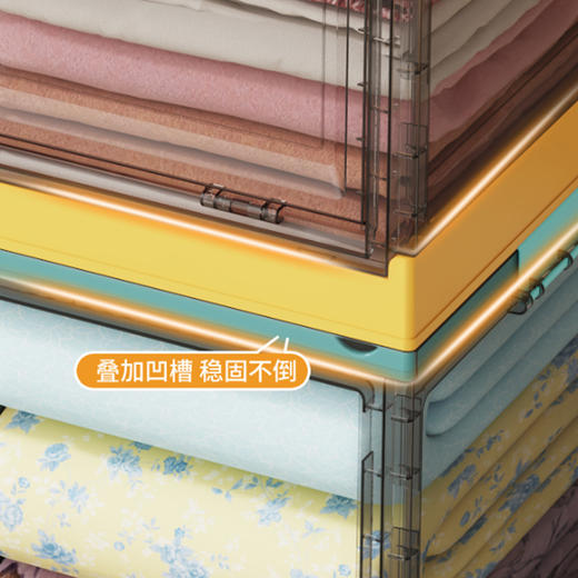 趣游帮 透明折叠收纳箱小号(Y6101 ) 商品图5