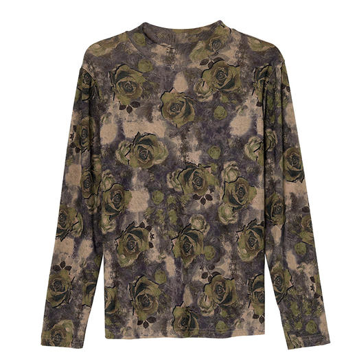 KQL B41N3392洋气印花高级感上衣T恤小衫 商品图4