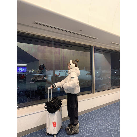 金蘑菇菇 雪裤系列•加绒工装裤 / 户外双层绒里也不会显胖 商品图4