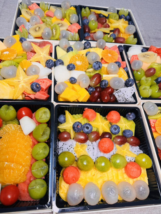 七彩果切盒-精美木盒 商品图2