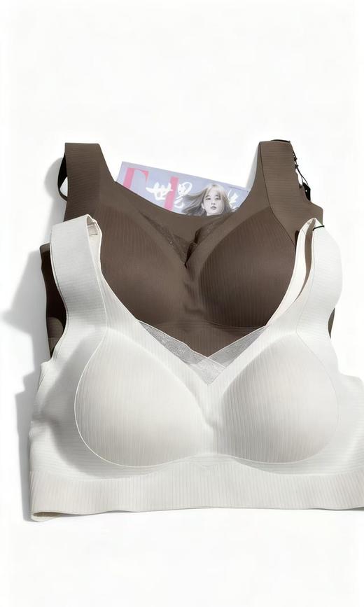 无痕背心款芦荟润肤文胸上托聚拢美背塑形侧收副乳纠正外扩裸感舒适2118469 商品图5