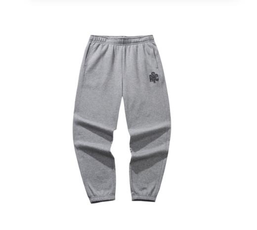 安踏卫裤男士冬季新款宽松刺绣休闲裤加绒针织运动裤子152548301N 商品图0