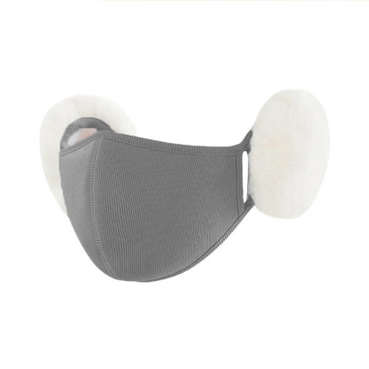 云朵保暖口罩女高颜值秋冬季加绒防风防寒户外二合一护耳面罩耳套 商品图10