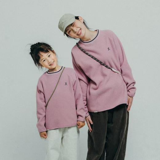 【十一破价福利】ACMEITEM爱棵米 Logo圆领套头抓绒插肩卫衣 男女同款GAF3310064E/GAF3310065E 商品图1