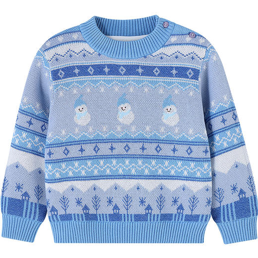 【实体店同款】男女童圆领针织衫冬季新款安奈儿童装XM544015 商品图6