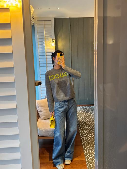 古驰 25年秋冬最新款 灰毛衣(KX*MM) 商品图5