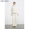商场同款PURE TOUCH女装25秋冬连帽鹅绒服短款宽松白鹅绒羽绒服 商品缩略图3