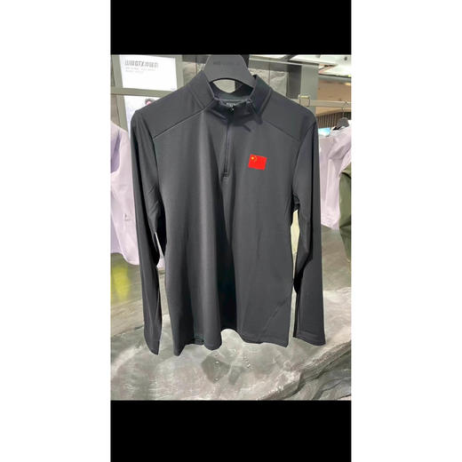 安踏冠军全天候系列2025秋款男立领半拉链款长袖针织衫 152530410 商品图1