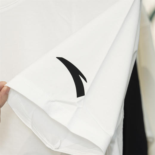 安踏短袖男子2025冬季新款宽松舒适简约潮流百搭针织T恤152541102 商品图3