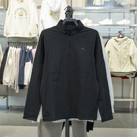 安踏男子新款户外立领时尚休闲运动长袖针织衫152536403