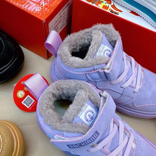 清仓秒杀💥正品ABC中大童加绒休闲运动鞋，行走的小暖炉👍原盒发货～ 商品图4