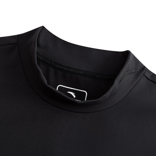 安踏男子2025冬季新款户外时尚踏训练轻暖绒长袖针织衫152547401R 商品图2