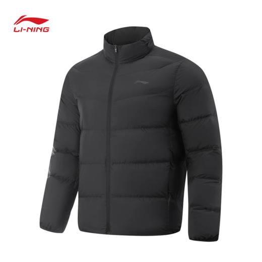 李宁男子立体裁剪修身90%鸭绒短羽绒服AYMV221 商品图3