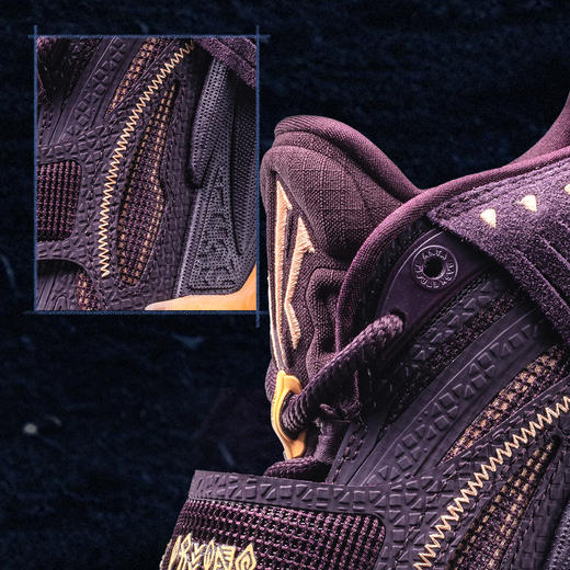 【凯里·欧文同款】安踏欧文一代紫酋长氮科技耐磨低帮篮球鞋男112541113S 商品图4