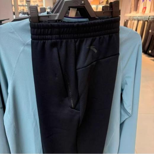 安踏运动卫裤男冬季新款加绒保暖长裤跑步训练运动裤子152547309 商品图3