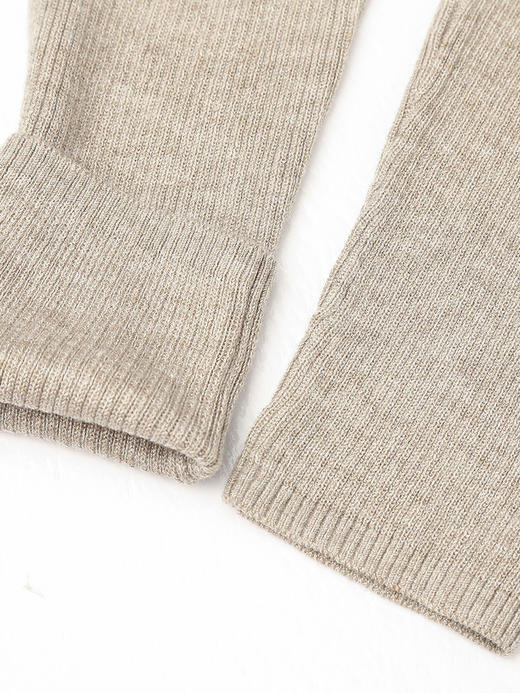 灰色圆领针织衫 简约风修身长袖打底衫 春秋季百搭显瘦亲肤女式薄款毛衣 商品图3