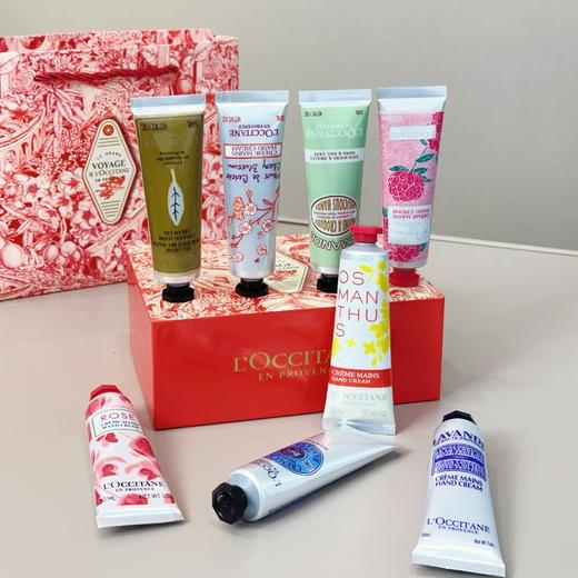L'occitane欧舒丹2025新款秋冬限定普罗旺斯护手霜八件套30ml*8 滋润保湿补水套盒 商品图1