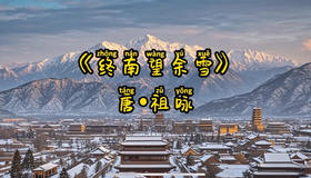 《终南望余雪》